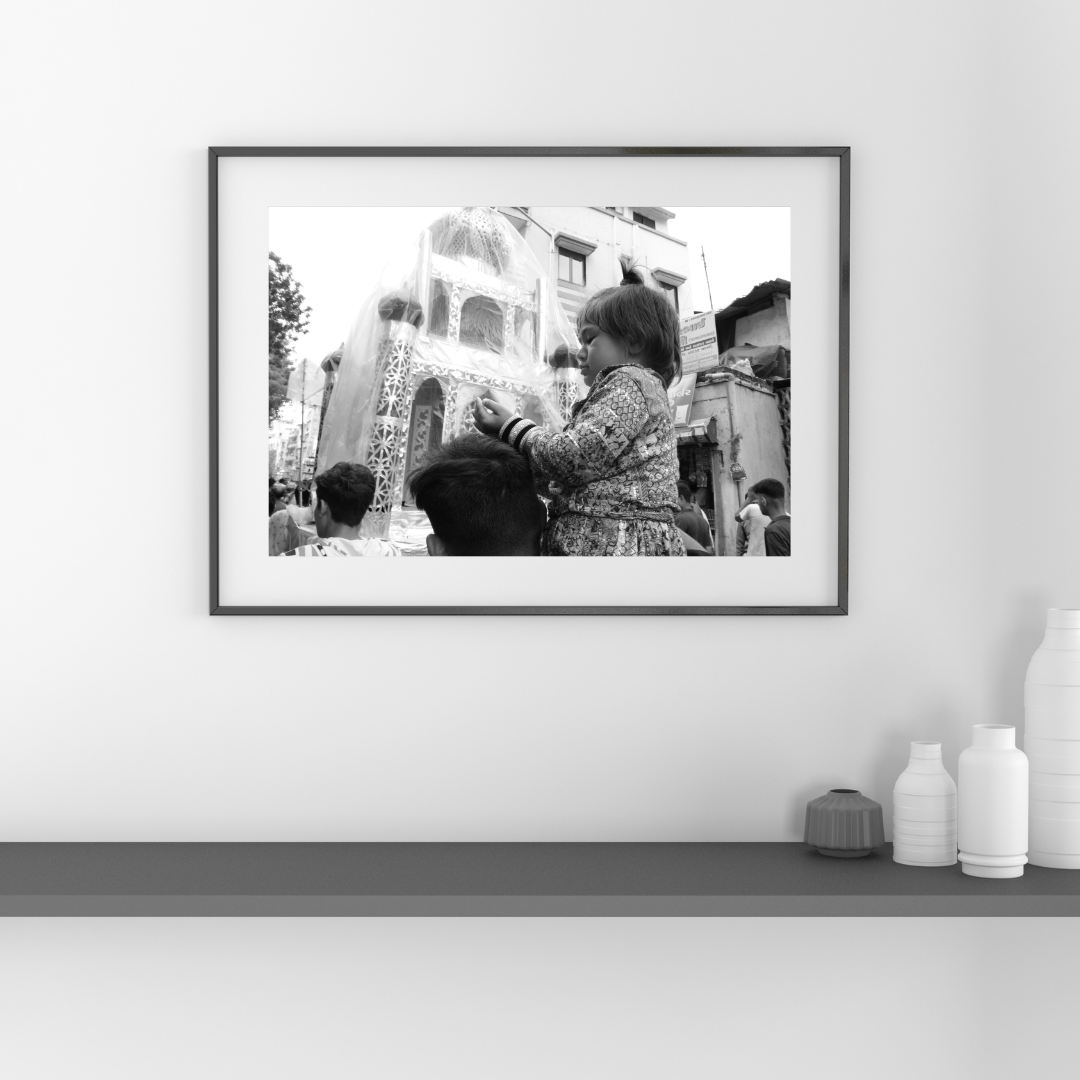 Child’s Devotion – 24x16 inch Framed Print