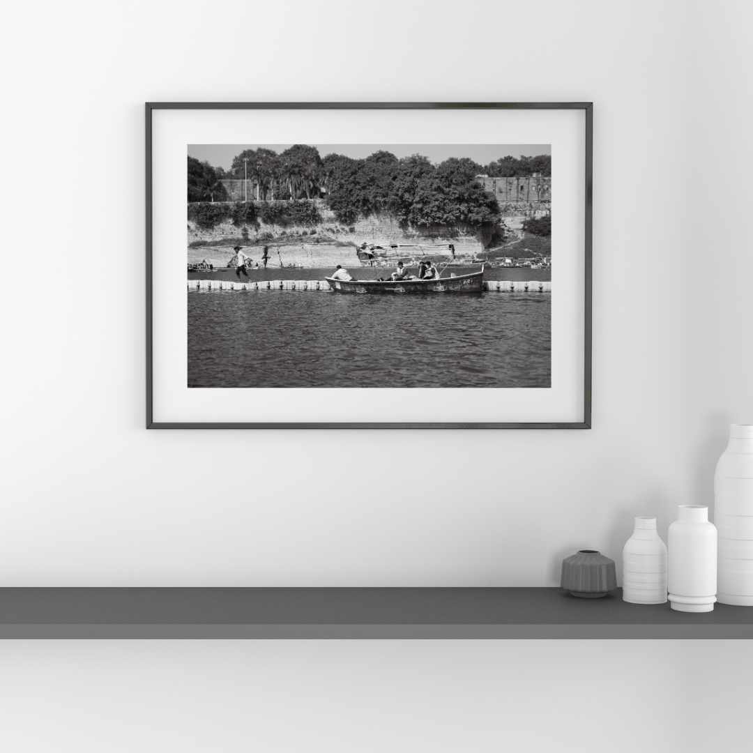 Against the Current – 24x16 Inch Framed Print