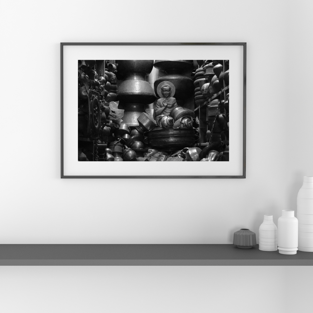 Zen Amidst Chaos – 24x16 inch Framed Print